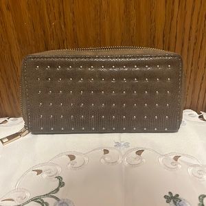 2/$14 💀 | Large Green&Brown Wallet with Metal Studs